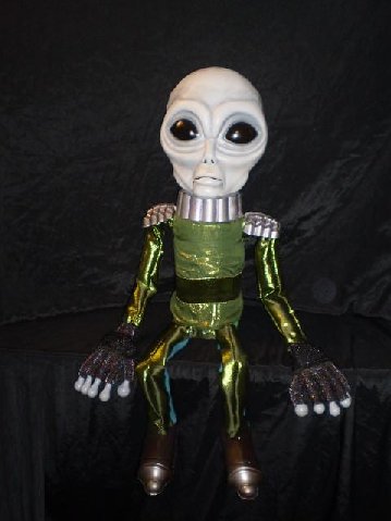 alien dashboard doll