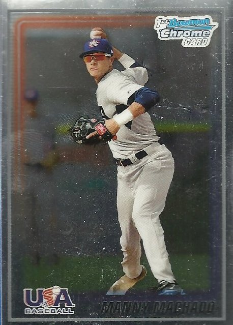 Chrome 18U USA Baseball Manny Machado Rookie RC Orioles PSA BGS